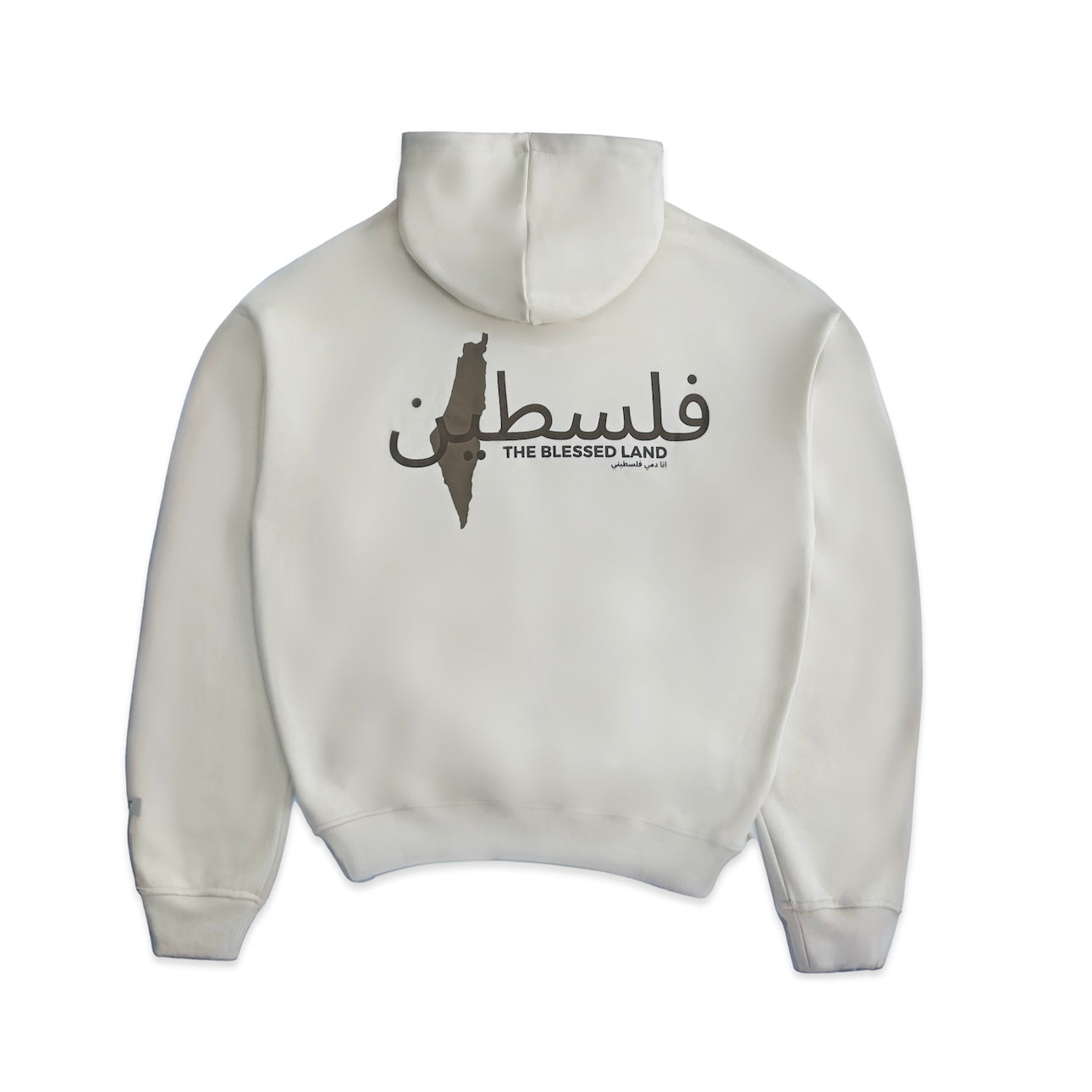 THE BLESSED LAND HOODIE - CREAM