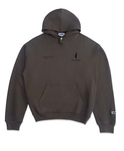 THE BLESSED LAND HOODIE - BROWN